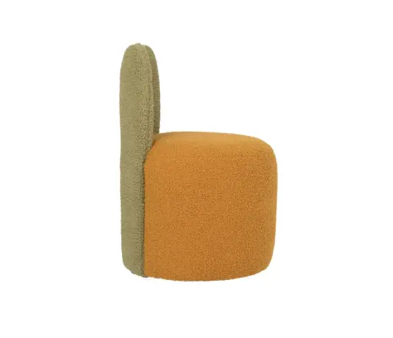 Bani Tavşan Kulaklı Puf Safran/Yeşil thumb