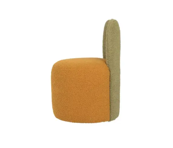 Bani Tavşan Kulaklı Puf Safran/Yeşil thumb