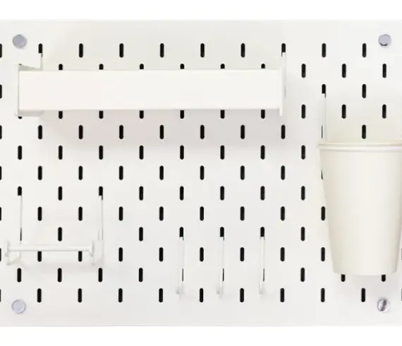 Çalışma Masası Pegboard Seti Sedef Krem