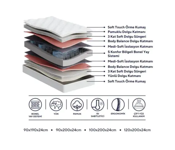 Pretty Yatak (90x200x24) thumb