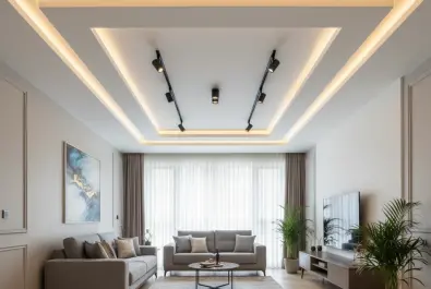 Alçıpan, Asma Tavan & LED Işık Bandı