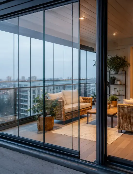 Isıcamlı Cam Balkon Sistemi