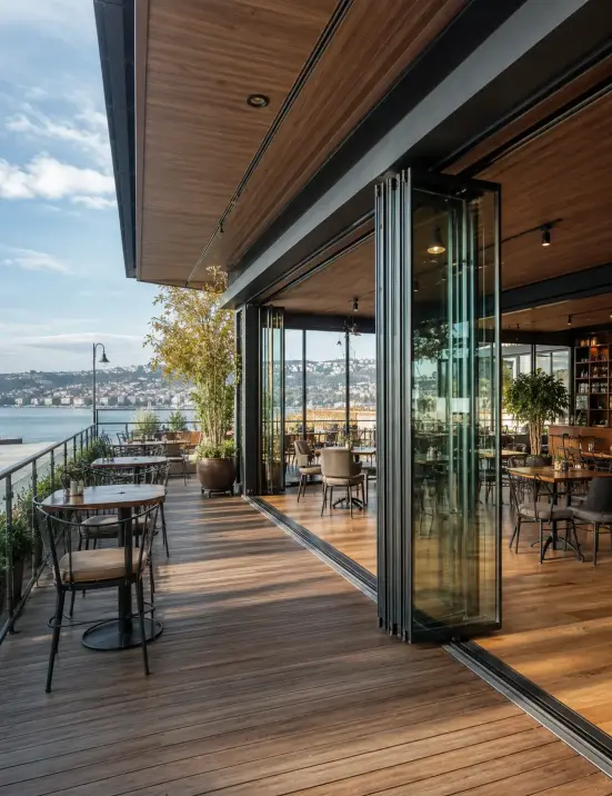 Katlanır Cam Balkon Sistemi