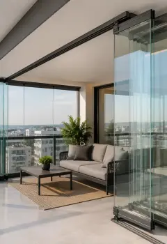 Katlanır Cam Balkon Sistemi